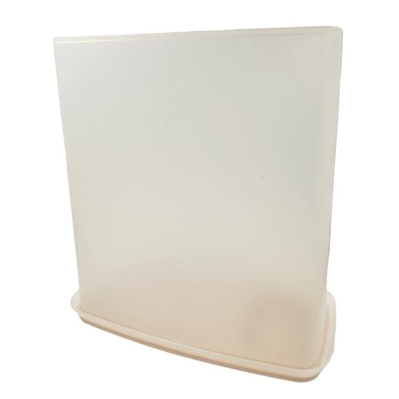 Vintage Tupperware Cereal Keeper 13 Cup Container #1588-7 Container, #1590-8 Cap - Picture 6 of 8